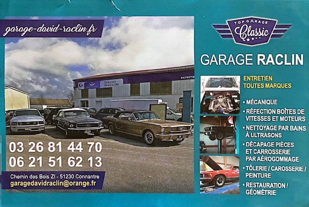 affiche garage david raclin